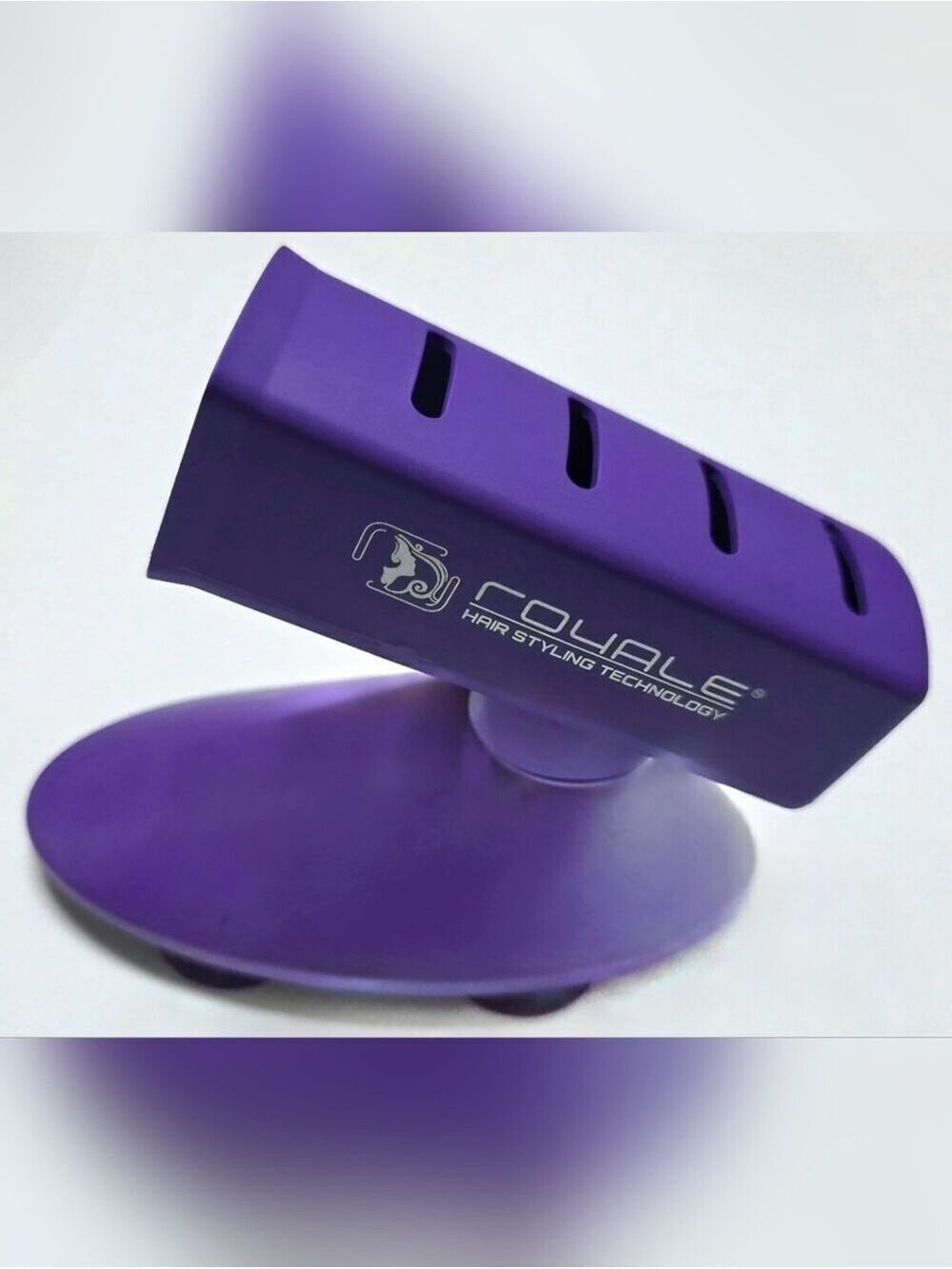 Royale Pro Purple Hair Tool Holder | Curling Iron And Straightener Stand - New
